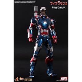 Hot Toys Movie Masterpiece DIECAST Iron Man 3 Iron Patriot 1/6